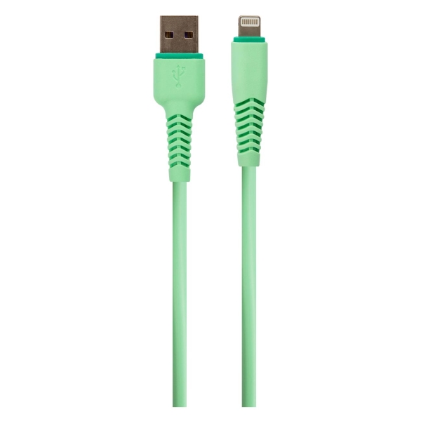 фото Кабель usb/lightning 1m green (ут000033118) red-line