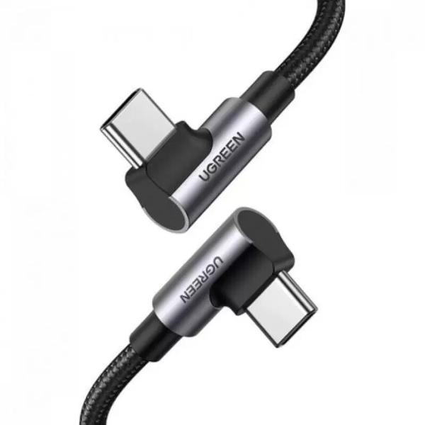 фото Кабель us335 usb type-c male to male 2m black (70698) ugreen