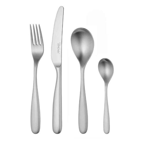 фото Набор столовых приборов stanton satin, на 6 персон, матовая сталь 18/10, 24 предмета (stasa1099v/24) robert welch