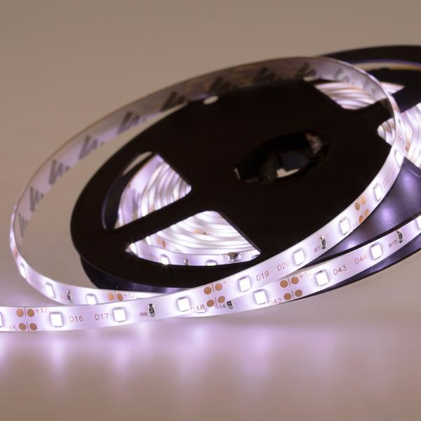 фото Светодиодная лента smd 5050, 60 led/m, 14,4w/m 12v, ip65, 1 м, свечение белое (141-495) lamper