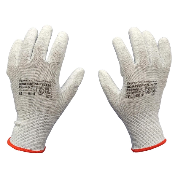 фото Защитные перчатки pu1350a-lg-10 scaffa