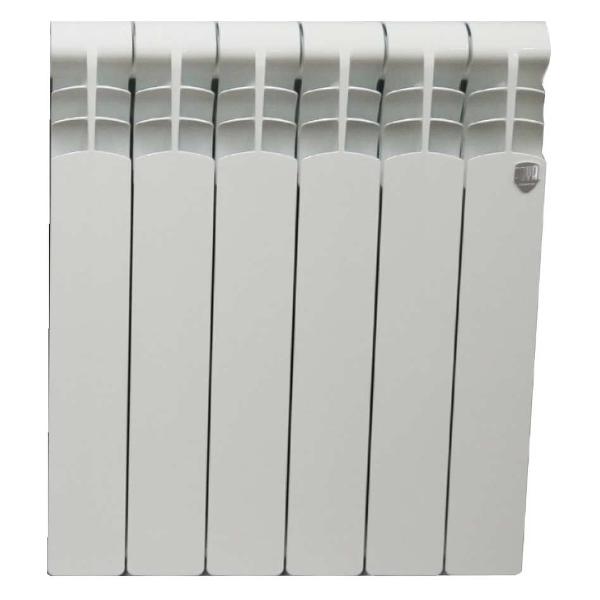 фото Биметаллический радиатор revolution bimetall 500 2.0, 6 секций white royal thermo