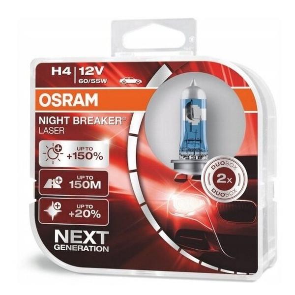 фото Лампы автомобильные галогенные, p43t, 60/55w, 2 шт (64193nl-hcb) osram