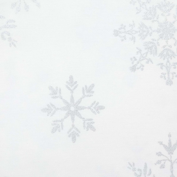 фото Скатерть "серебряные снежинки", 149х250 см (5135194) этель