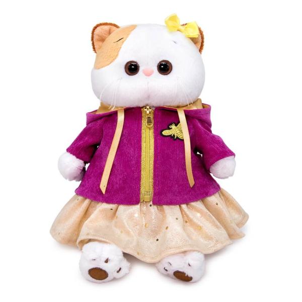 фото Мягкая игрушка "кошечка ли-ли", в куртке с пчелкой (lk24-089) budibasa