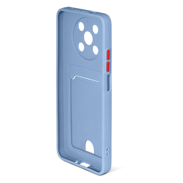 фото Чехол для huawei nova y90 gray/blue (hwcardcase-01) df