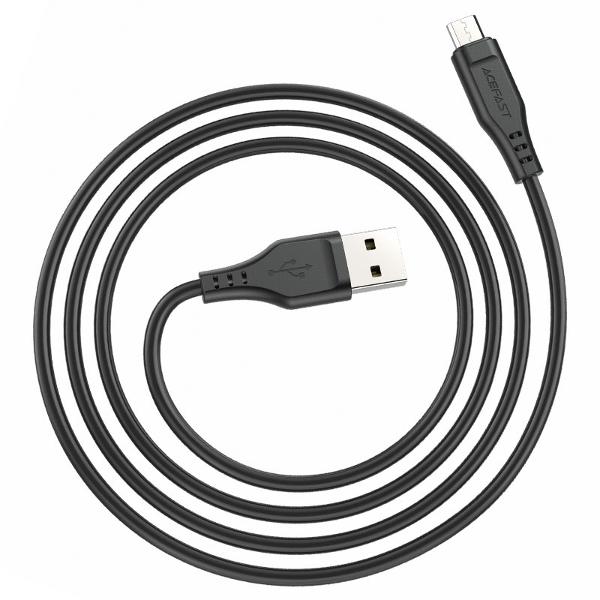 фото Кабель micro usb/usb, 1,2m black (c3-09) acefast