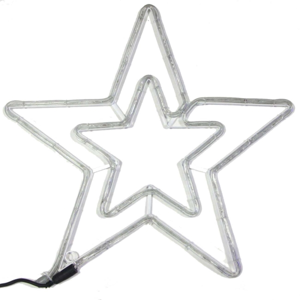 фото Светодиодная фигурка "звезда", 52 см, свечение белое/синее (rl-108-s-b/w) shlights