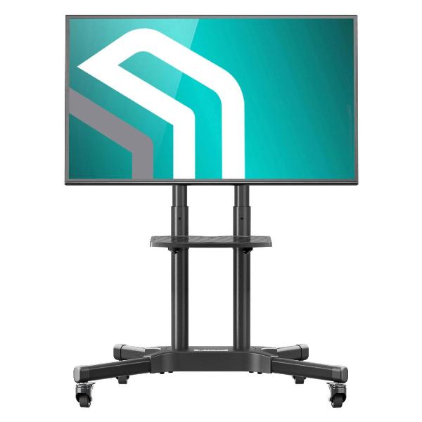 фото Cтойка для телевизора ts1351, с кронштейном, 32-65", мобильная, черная onkron