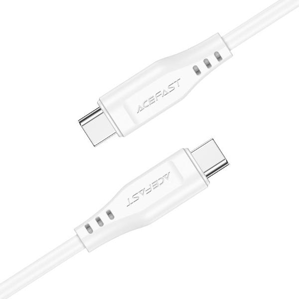 фото Кабель c3-03 usb-c to usb-c 1,2m white (af-c3-03-wh) acefast