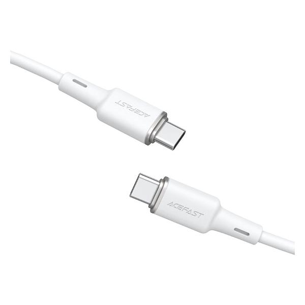 фото Кабель c2-03 usb-c to usb-c 1,2m white (af-c2-03-wh) acefast