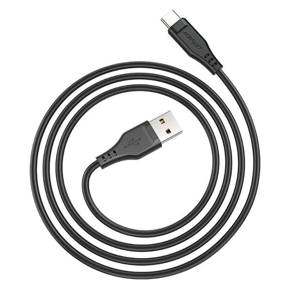 фото Кабель c3-04 usb-a to usb-c 1,2m black (af-c3-04-bk) acefast