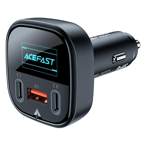 фото Автомобильное зарядное устройство b5 101w 2xusb-c + usb-a (af-b5-bk) acefast