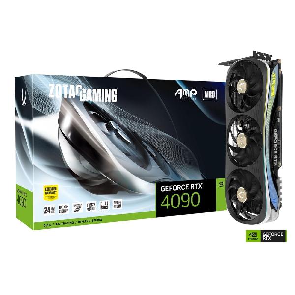 фото Видеокарта geforce rtx 4090 amp extreme airo 24gb (zt-d40900b-10p) zotac