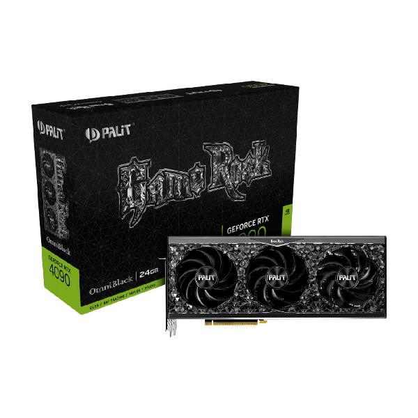 фото Видеокарта geforce rtx 4090 gamerock omniblack 24gb (ned4090019sb-1020q) palit