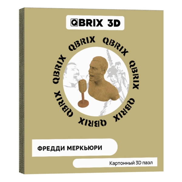 фото 3d-пазл "фредди меркьюри" (20012) qbrix