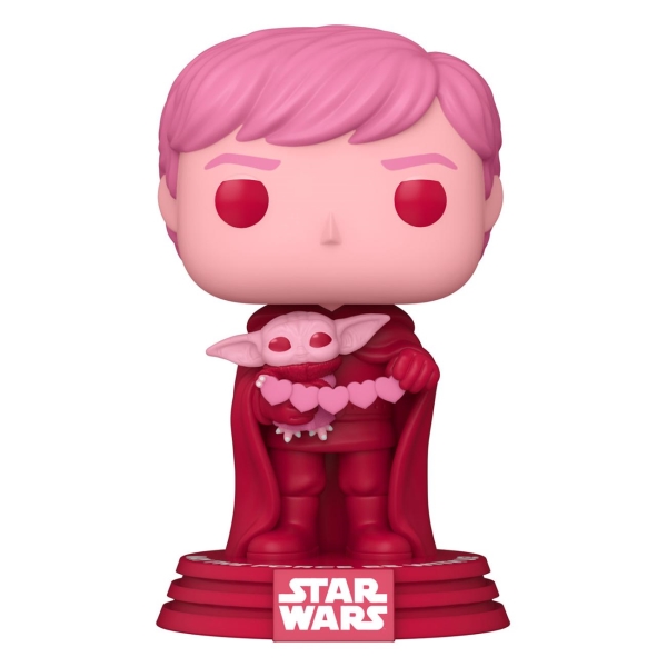 фото Фигурка sw valentines skywalker with grogu (494) (60125) funko