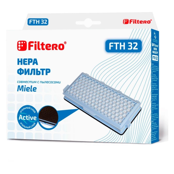 фото Hepa-фильтр fth 32 для моделей miele filtero