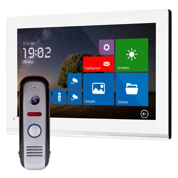 фото Комплект видеодомофона comfy 10 white fhd wifi kit (4101) novihome