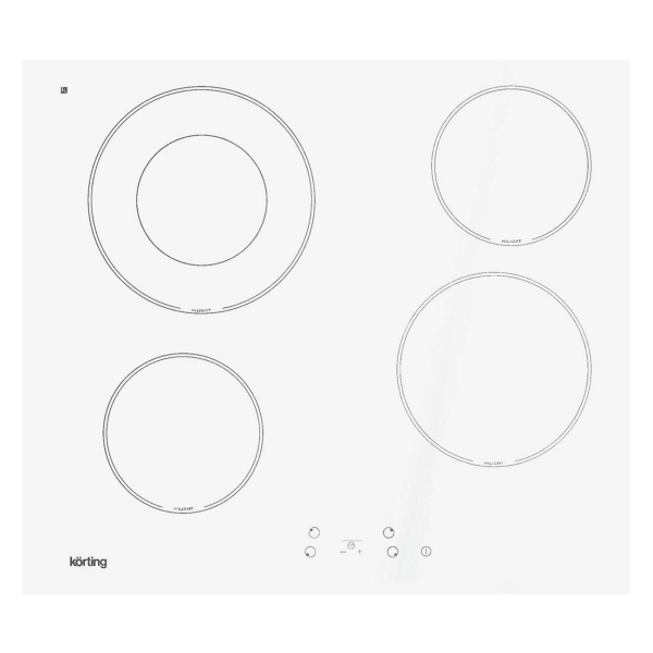 фото Электрическая варочная панель hk 62001 bw korting