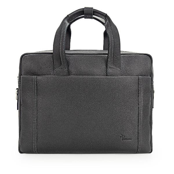 фото Портфель мужской натуральная кожа, 36х28х7,5 см, черный (102-286-1) pellecon