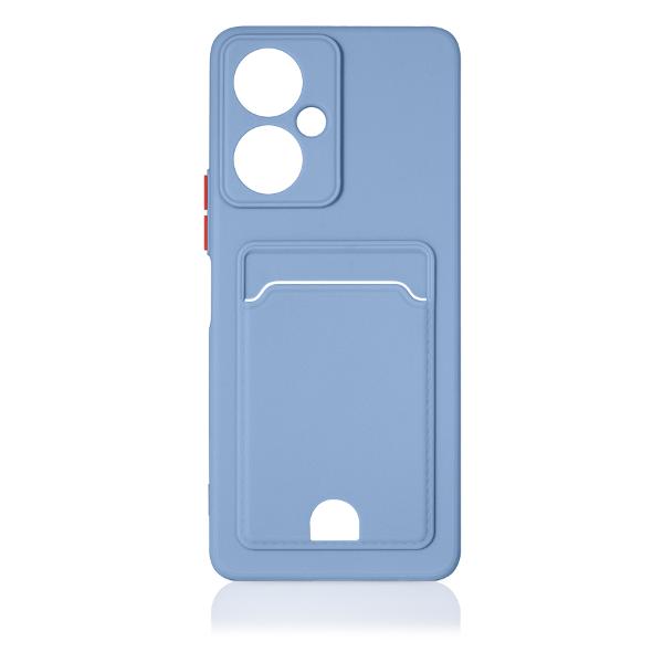 фото Чехол для tecno camon 19/19 pro, голубой (tcardcase-01) df