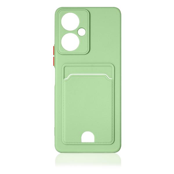 фото Чехол для tecno camon 19/19 pro, зеленый (tcardcase-01) df