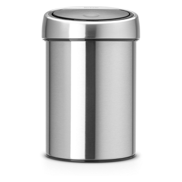 фото Мусорный бак touch bin, 3 л, стальной матовый fpp (378645) brabantia