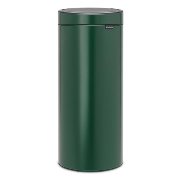 фото Мусорный бак touch bin new, 30 л, зеленая сосна (304262) brabantia