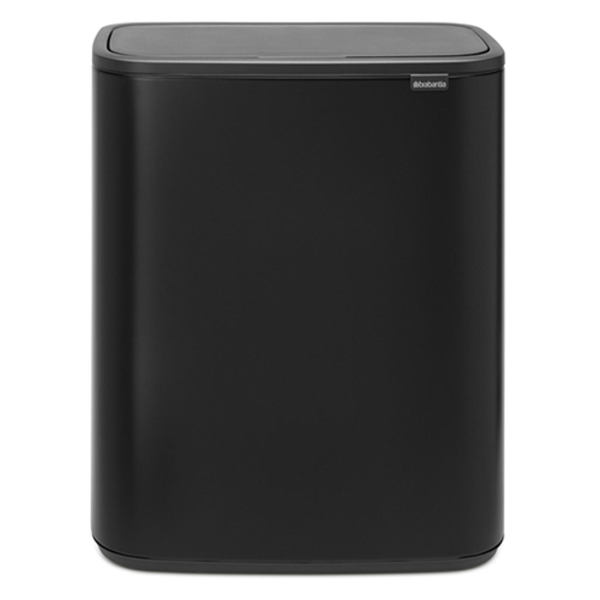 фото Мусорный бак touch bin bo, 60 л, черный матовый (223020) brabantia