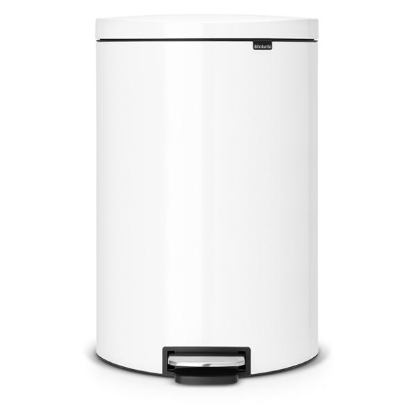 фото Мусорный бак flatback+, 40 л, белый (485244) brabantia