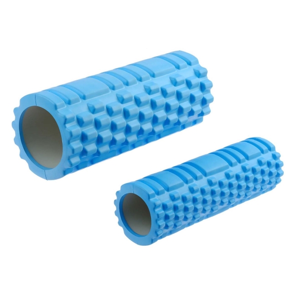 фото Роллер для йоги 2 в 1, 33х13 см, 30х9 см, голубой (4142703) sangh