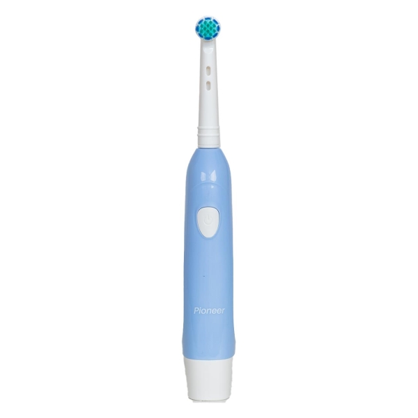 фото Электрическая зубная щетка tb-1020 light blue pioneer