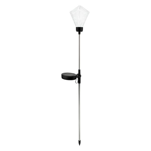 фото Светодиодный светильник "хрустальный цветок" led rgb, с аккумулятором и солнечной панелью (602-1001) lamper
