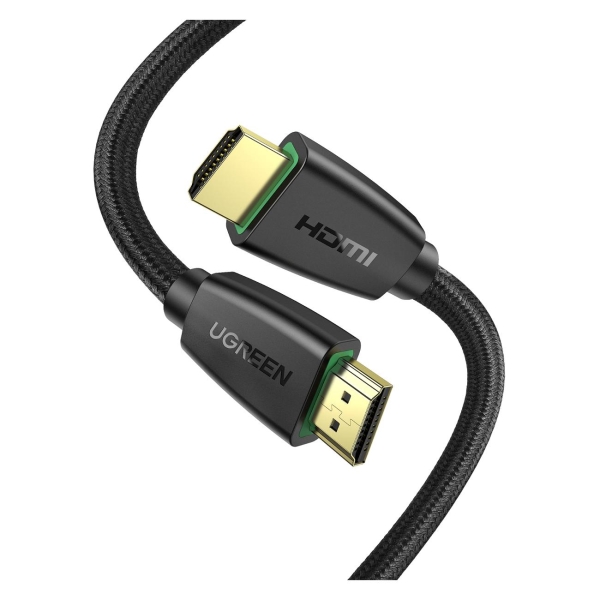 фото Кабель hd118 hdmi male to male 3m black (40411) ugreen