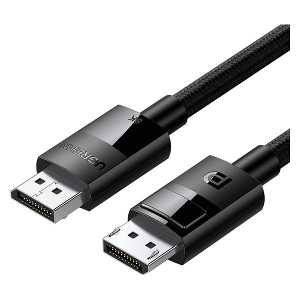 фото Кабель dp114 displayport 1.4 male to male 2m black (80392) ugreen