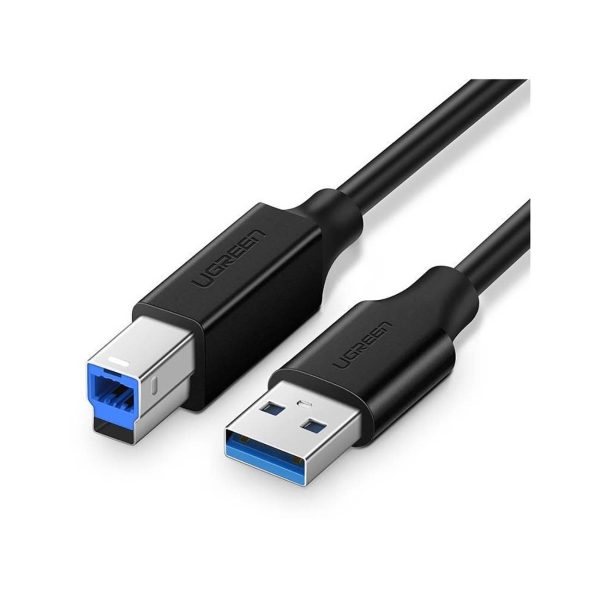 фото Кабель для компьютера us210 usb 3.0 am to bm print cable 2m black ugreen