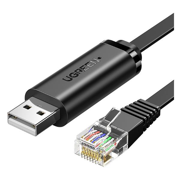 фото Кабель cm204 usb-c to rj45 3m black (60813) ugreen