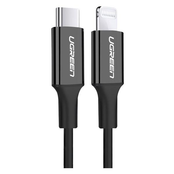 фото Кабель usb type-c/lighting, 1 м, чёрный (60751) ugreen