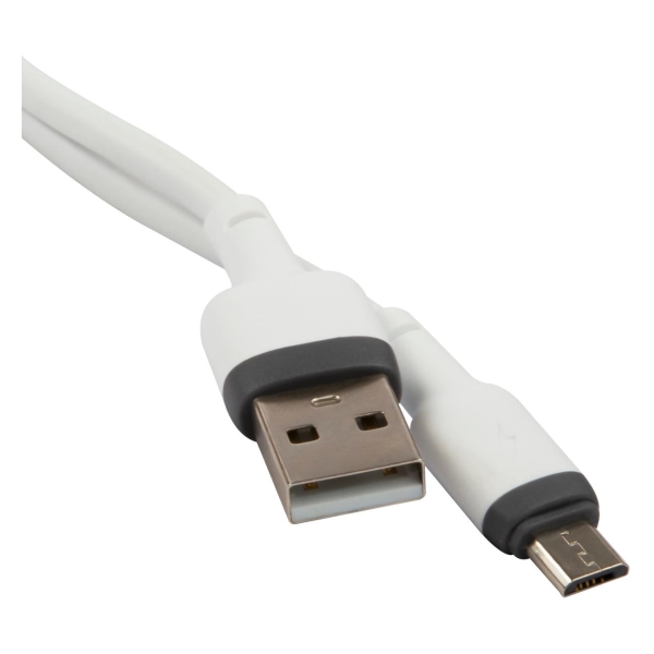 фото Кабель usb/microusb, 1m white (ут000030876) red-line