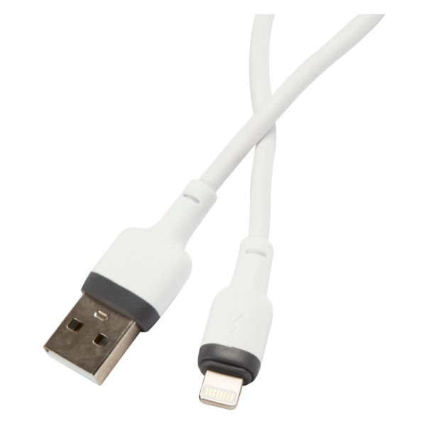 фото Кабель usb/lightning, 1m white (ут000030881) red-line