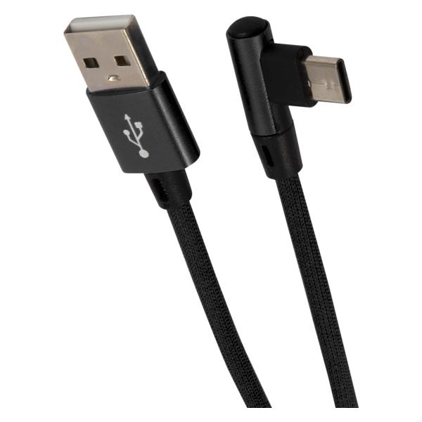 фото Кабель usb/type-c, 1m black (ут000031529) red-line