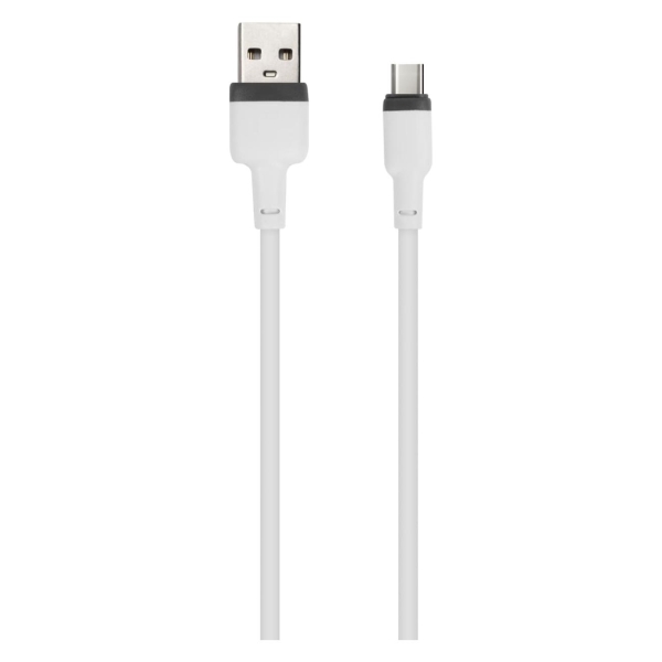 фото Кабель usb/type-c, 1m white (ут000030886) red-line