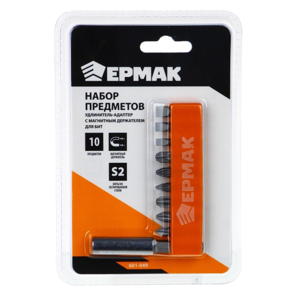 фото Набор бит 10 предметов (601-049) ермак