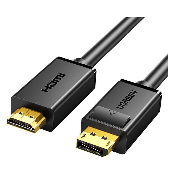 фото Кабель dp101 dp male to hdmi male 5m black (10204) ugreen