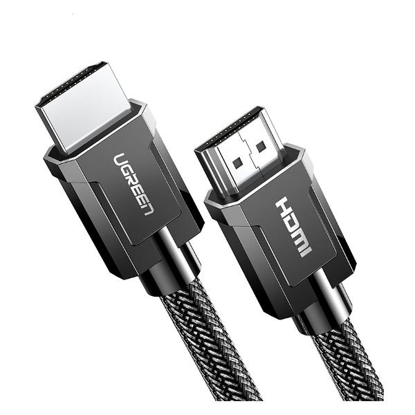 фото Кабель hd136 hdmi male to male zinc alloy 3m black (70325) ugreen