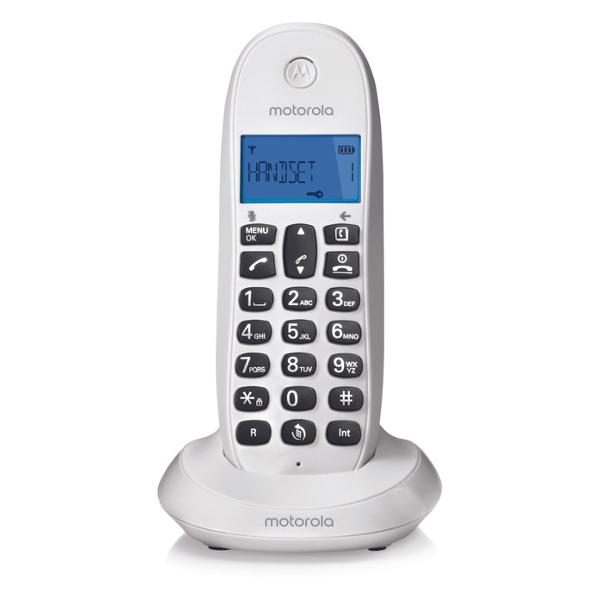 фото Dect-телефон c1001lb+ white motorola