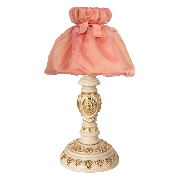 фото Настольный светильник "богемия", тафта-органза, бежевый/розовый (сб-156) bogacho