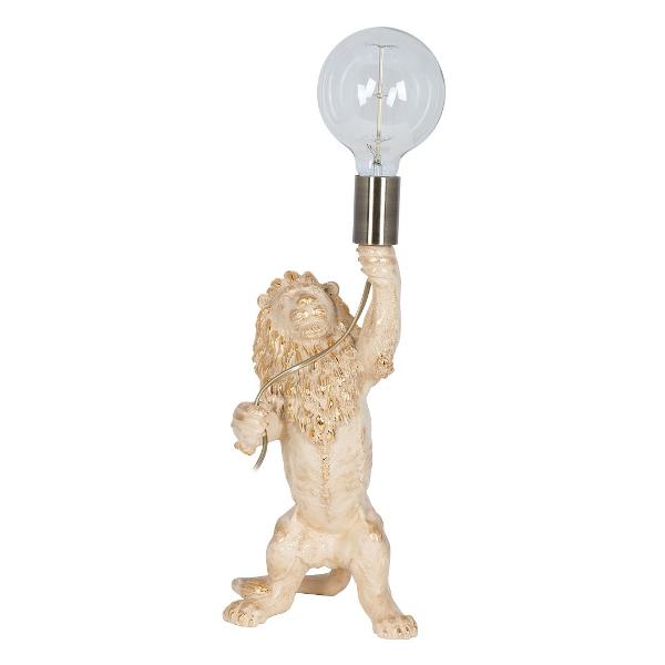фото Настольный светильник "лев ричард", бежевый (сб-187) bogacho