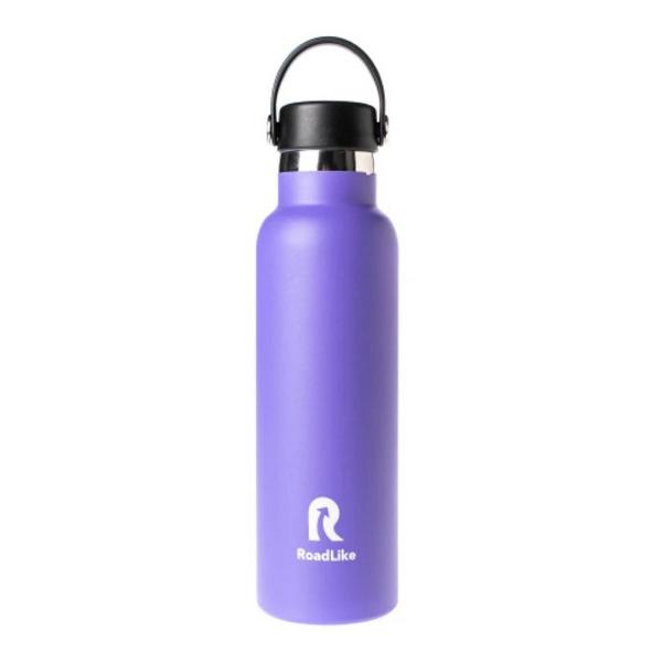 фото Термобутылка flask, 600 мл, фиолетовая roadlike